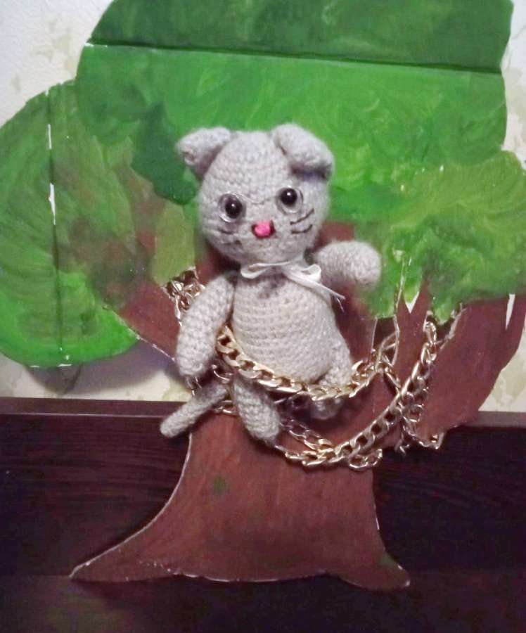 Кот учёный